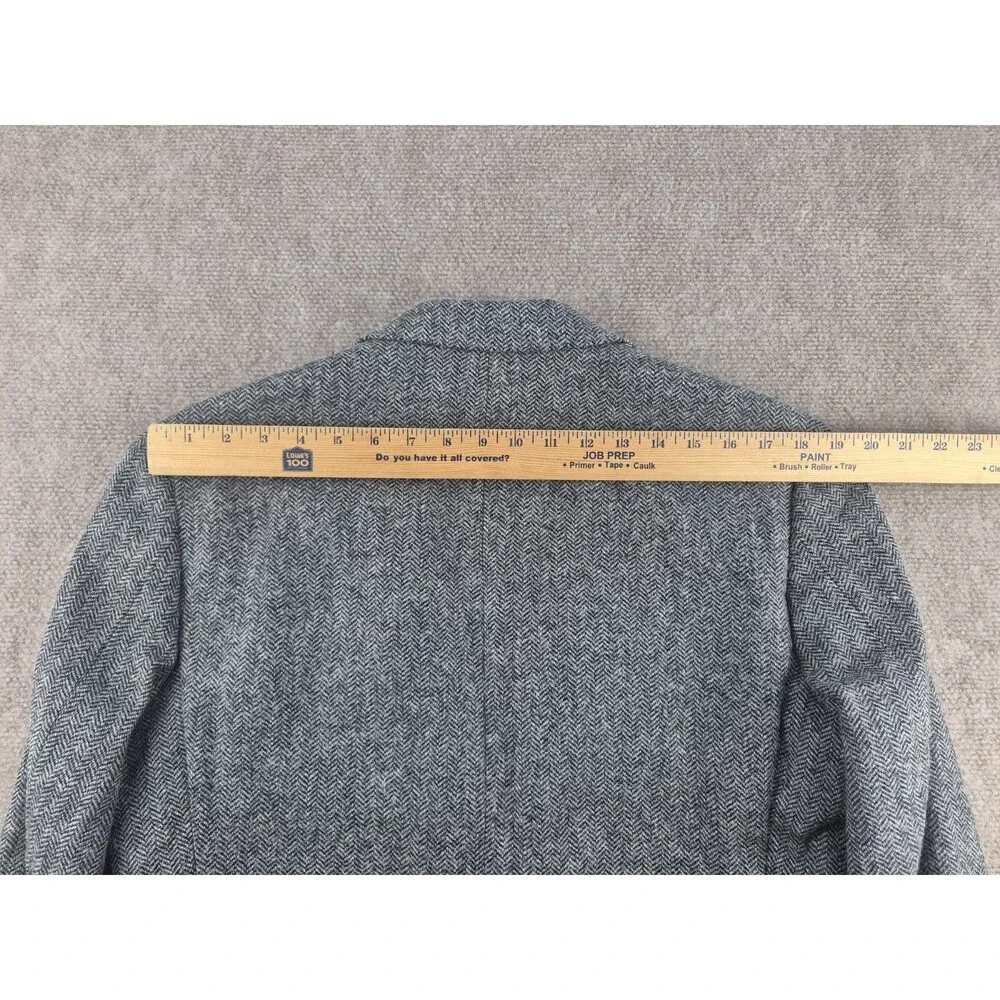 J. Crew Ludlow Sport Coat Men Sz 38R Moon Wool/Cotton Tweed Herringbone Classic